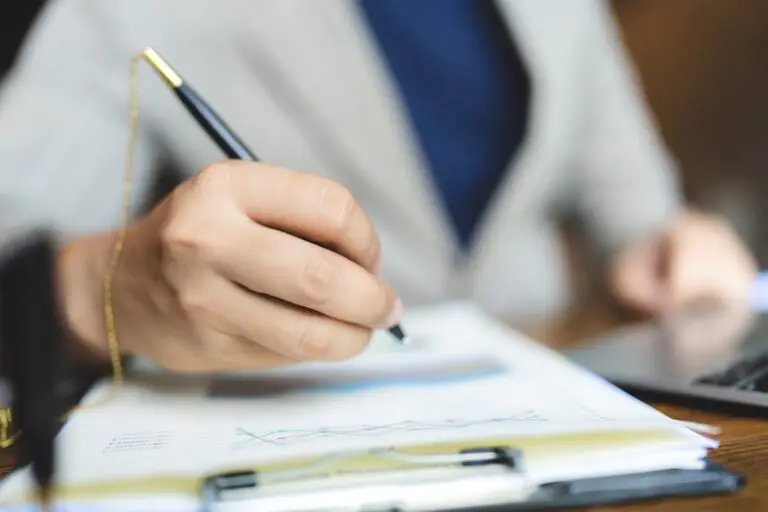 business approve and certificate concept, confirmation of business marketing document permit